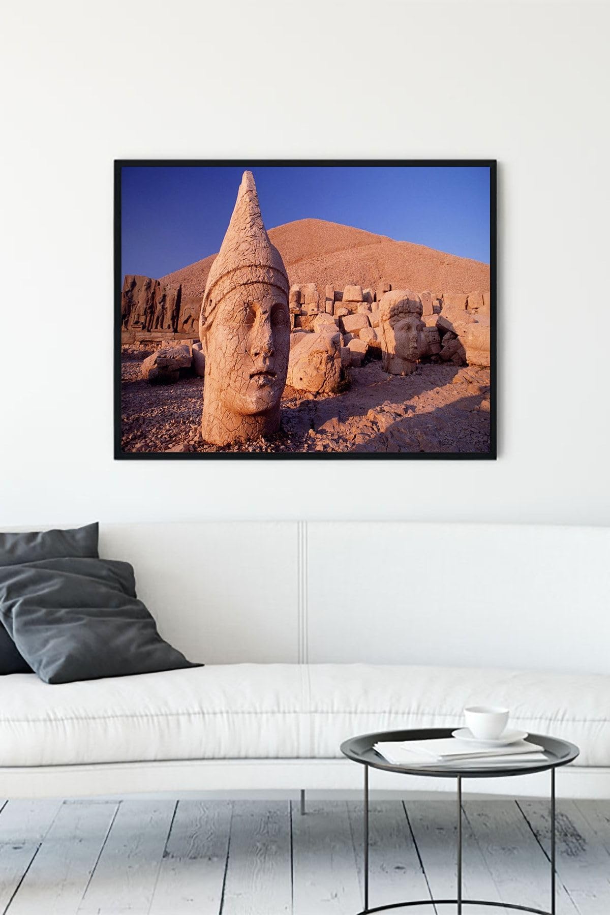 Postermanya (pster13659) Nemrut Dağı Manzara Çerçeveli Tablo 2 (30 X 40cm)