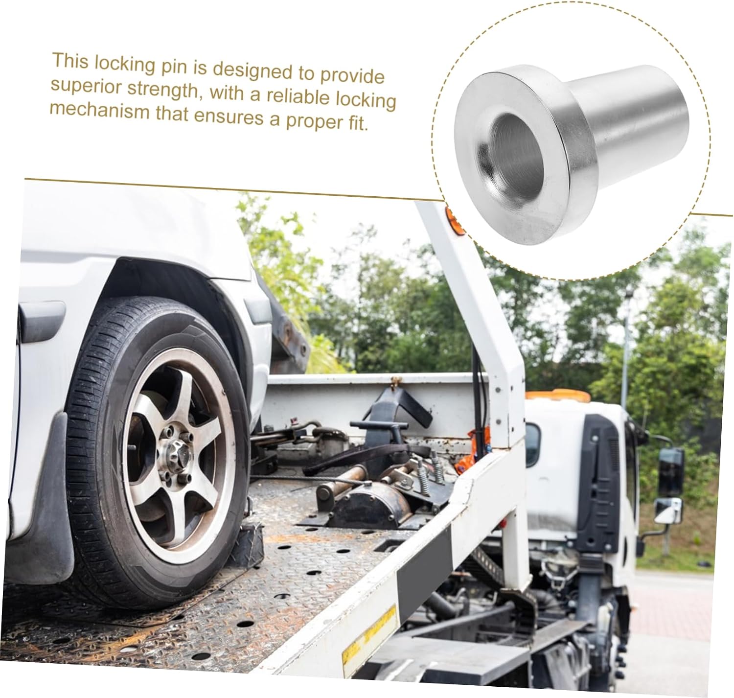 OUNONA Heavy Duty Trailer Axle Positioning Tandem Slide Stopper Lock for Semi Trucks Durable Stop Slide Accessory for Axle Stabilization and Safety