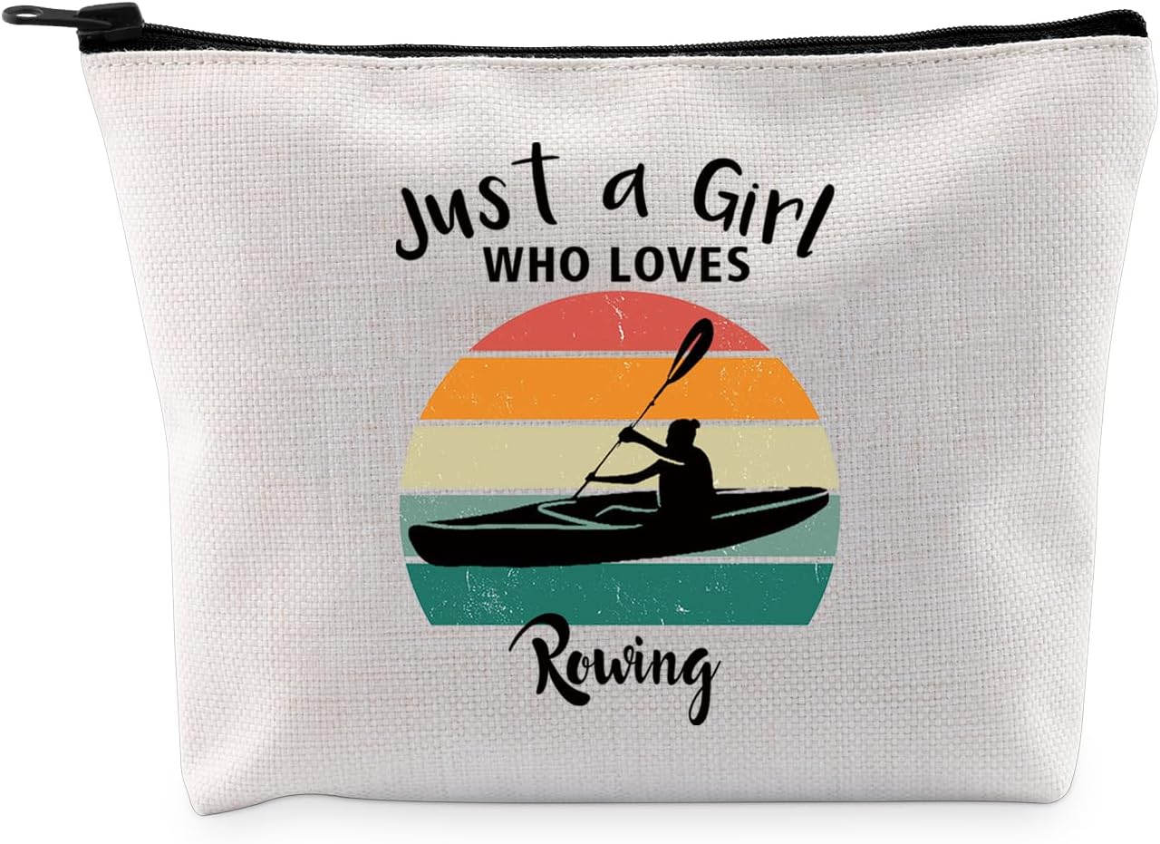 G2TUP Rowing Lovers Reward Simply A G-irl Who Loves Rowing Make-up Bag Rowi…