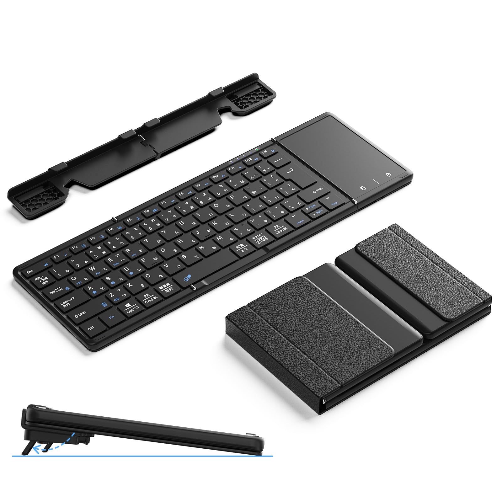 Amazon.co.jp: Omikamo 折り畳み ワイヤレス キーボード スタンド付き