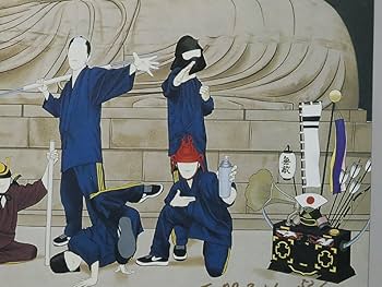 天明屋尚　現代日本若衆絵図鎌倉九人の侍 天明屋尚 「現代日本若衆絵図 鎌倉 九人の侍」2007年制作/真作保証