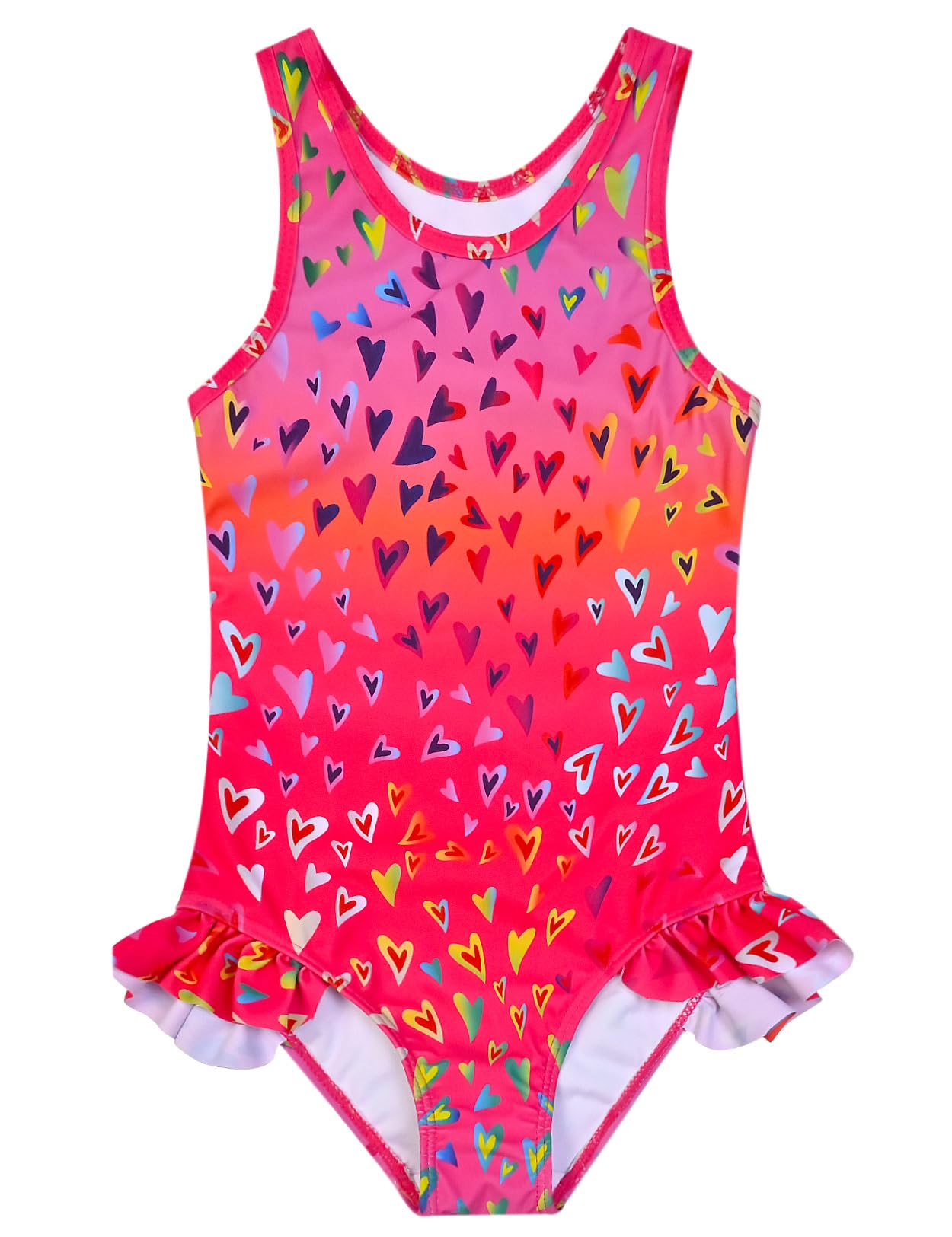 QPANCY Girls Swimsuits Unicorn Bathing Suits Toddler Kids One Piece Swimwear