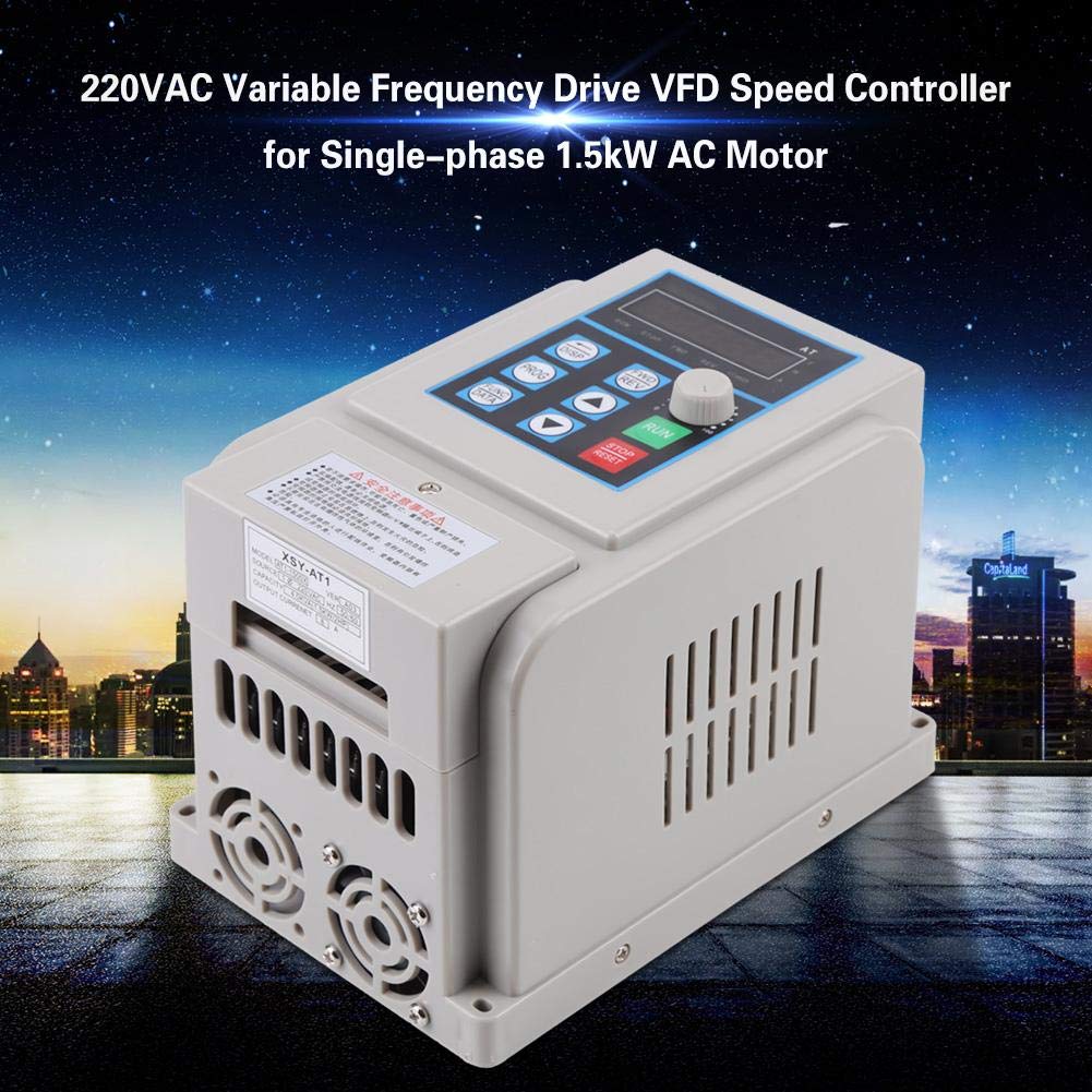 1.5kW 220VAC VFD Industrielle Automatisierung Umrichter Mit Variabler Frequenz Für Einphasige Wechselstrommotor