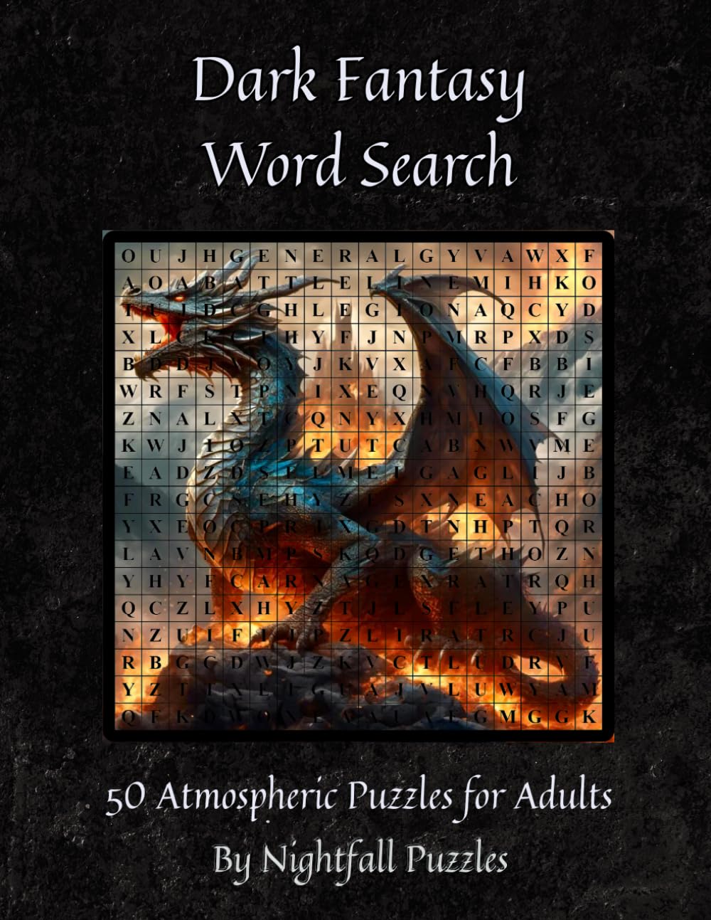Dark Fantasy Word Search: 50 Atmospheric Puzzles for Adults