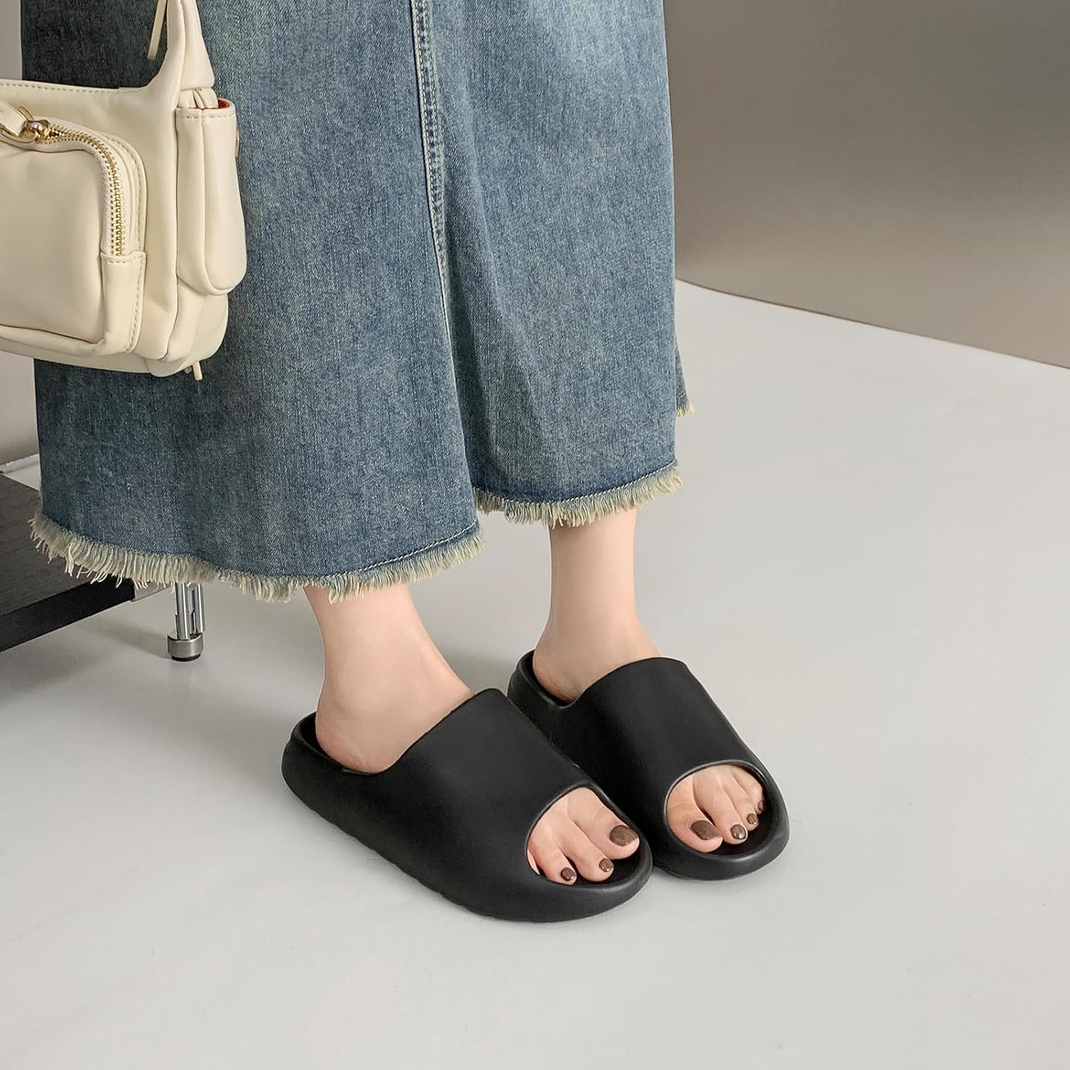 Hsttgsr Pillow Slippers for Women and Men, EVA Anti-Slip, Super Soft, Quick-Drying Comfort Cloud Slides for Showers, Lightweight Spa Massage Summer Sandals for Adults, Indoor and Outdoor - Image 2