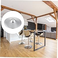 Vista 2 de Homoyoyo Base de barra de acero de repuesto práctico de aluminio para taburete de barco, plato giratorio, soporte para silla de cocina, taburete