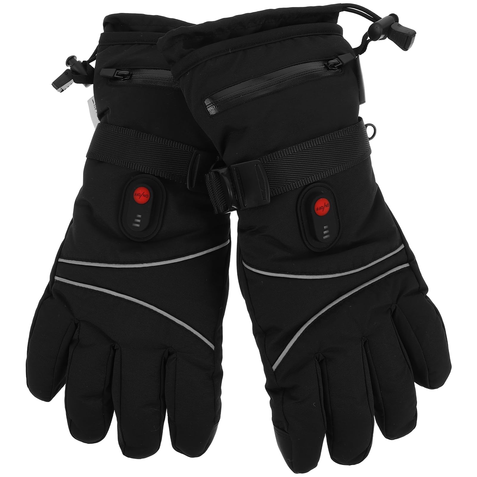 Gatuida Guanti Riscaldati Elettrici Ricaricabili per Donna e Uomo Scaldamani Funzione Touch Screen per Sport Invernali come Sci e Escursionismo Antivento e Traspiranti