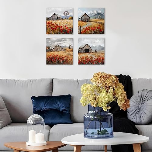 Miniatura 173 de Decoración rústica de cabaña, arte de pared de oso de vida silvestre, bosque, guardería, águila, lobo, alce, ciervo, imágenes para sala de estar,