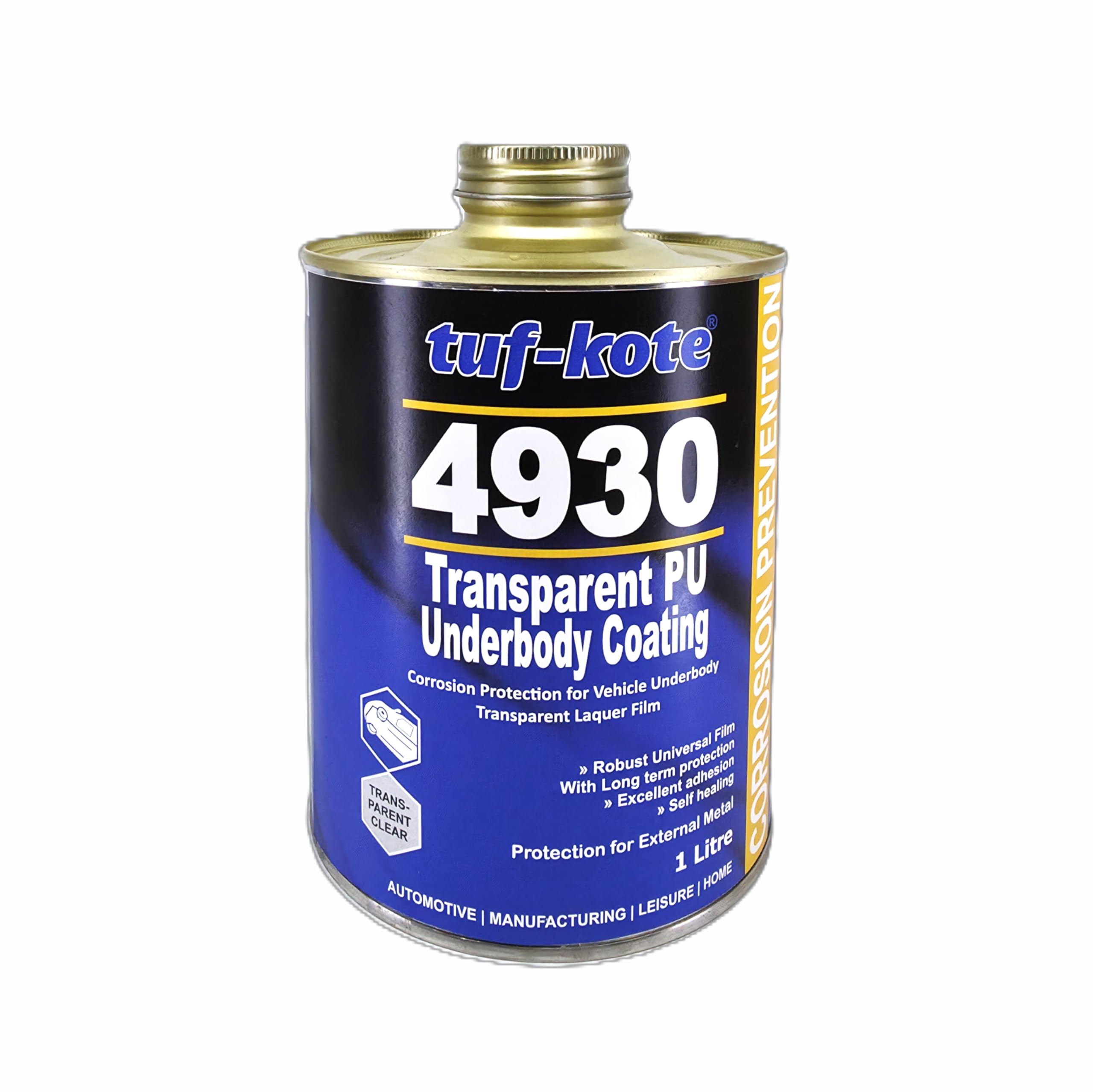 tuf-kote 4930 Transparent PU Underbody Coating 1000ML – Rust Prevention Vehicle Underbody Protection Clear Anti‑Corrosion Spray for Cars Trucks & Metal Surfaces-image-17