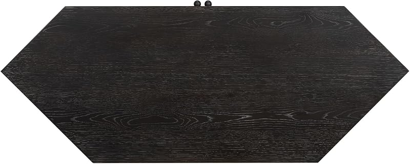 Martin Svensson Home Ashford Corner TV Stand 49.5" Wide Wood, Black image 6