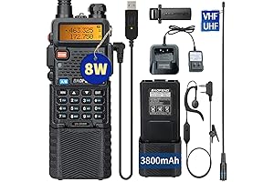 Baofend UV-5R 8W High-Powered Dual-Band Walkie Talkie