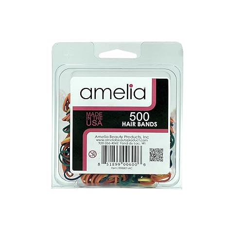 Miniatura 2 de 500unidades de gomitas en contenedor de rejillas para colas de caballo y trenzas., Colores Variados