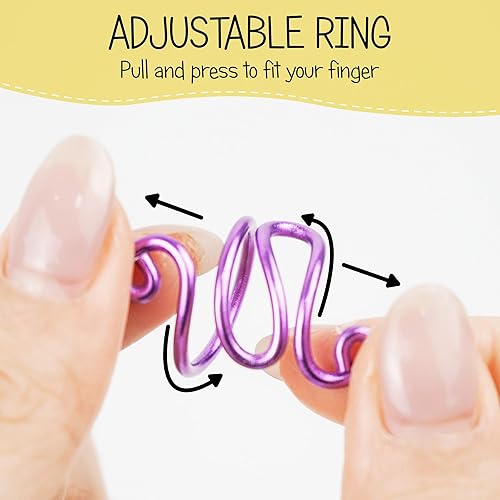 Miniatura 3 de Handmade Crochet Tension Ring, Lefties & Righties Yarn Tension Control Ring, Adjustable Companion Ring, Gift for Crocheters Knitters, Mother's Day