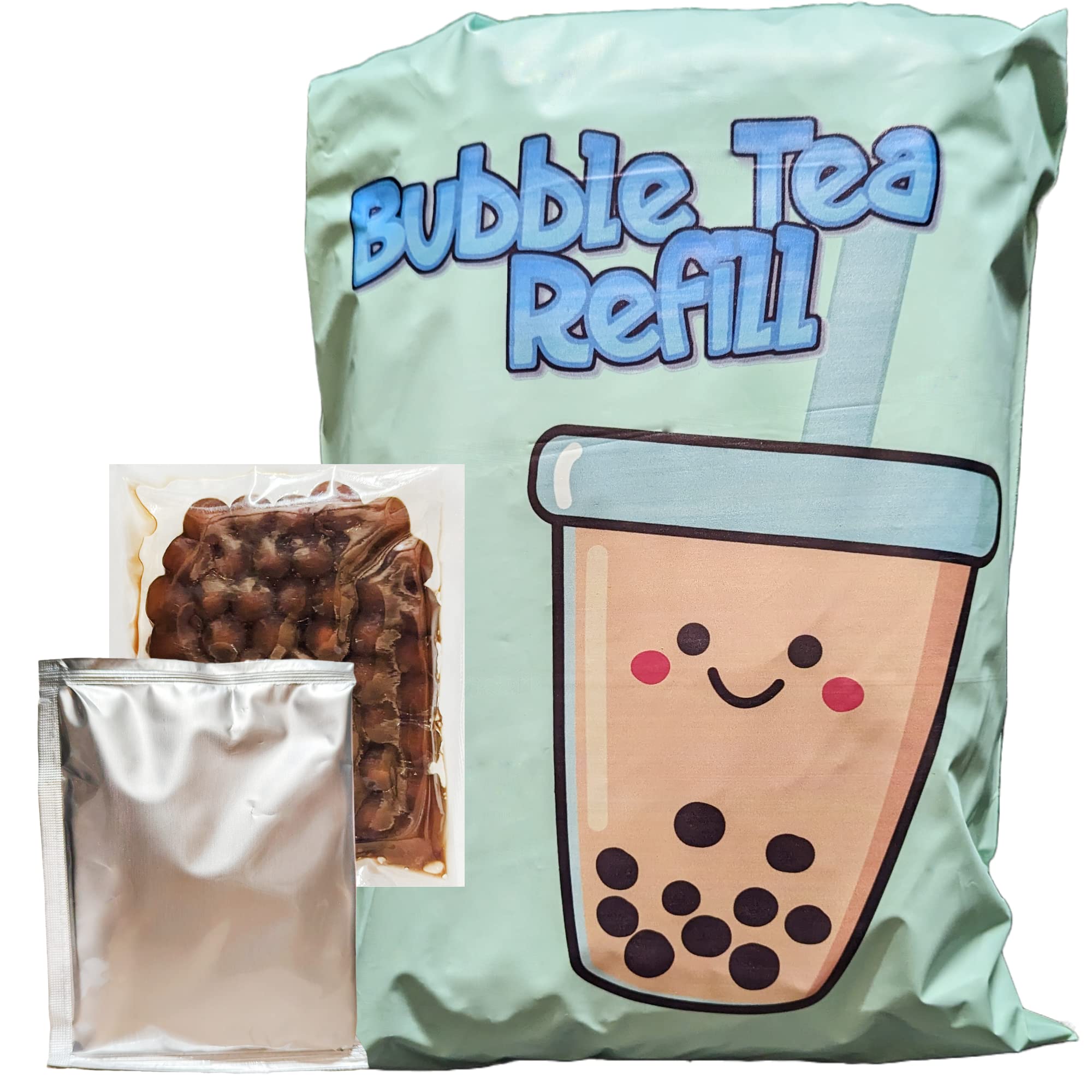 Buy Bubble Tea Kit Refills Extra Boba Pearls & Milk Tea Powder