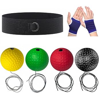 Boxen Training Ball Boxen Reflexball mit Verstellbares Kopfband Boxing Training Ball Boxb lle Boxball Kopf Trainingsger t f r Reaktion Agilit t f r Studio Freien