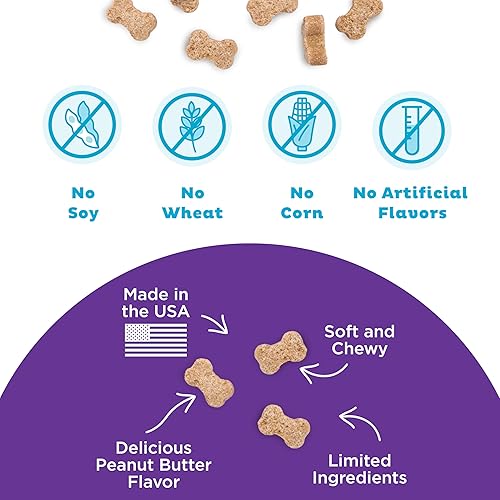 Vista 21 de Outward Hound by Nina Ottosson Puzzle Bitez Golosinas para perros, sabor a tocino de manzana, recompensa de entrenamiento del tamaño de un bocado