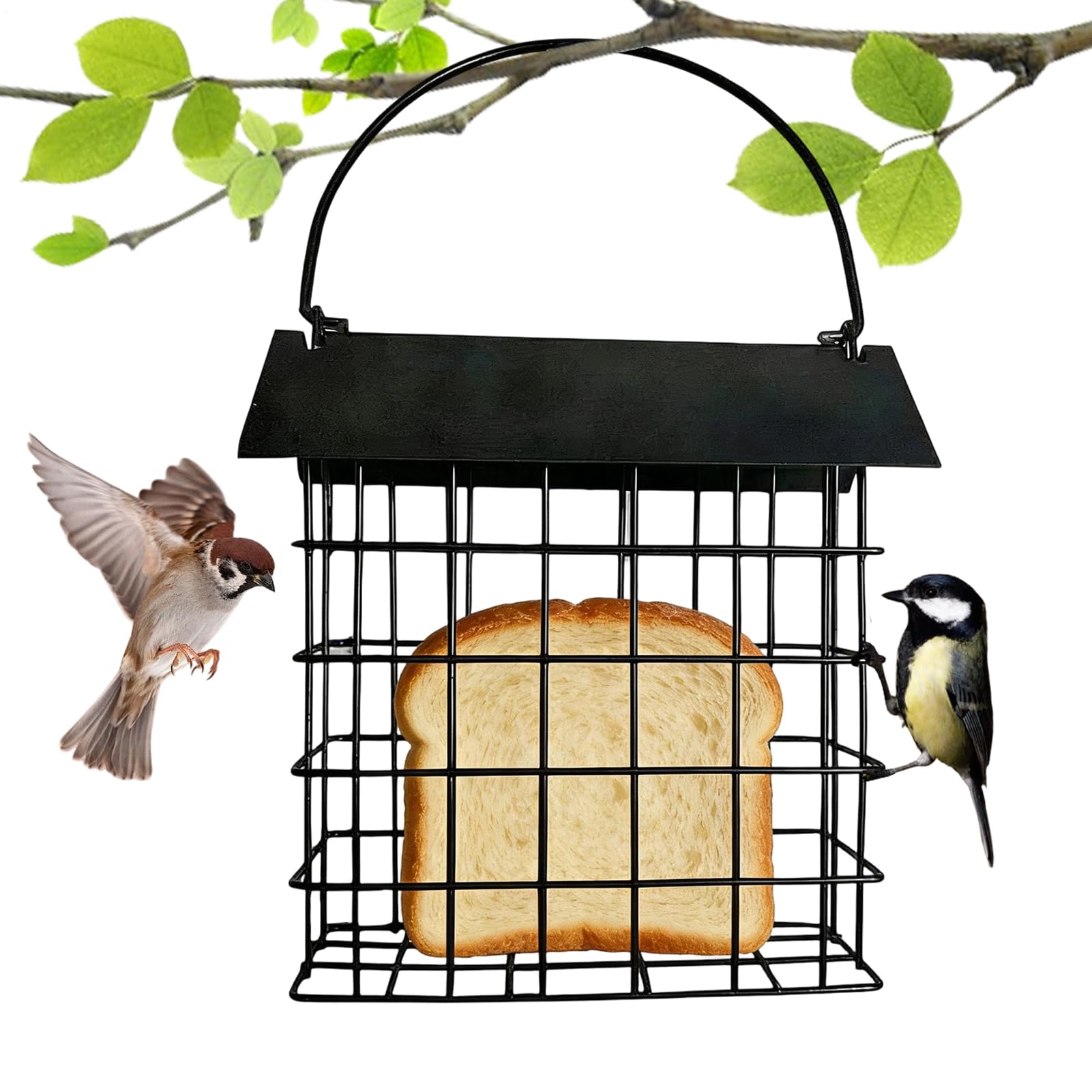 Weather Resistant Feeding Tool Squirrel Proof Outdoor Bird Food Watching Aviary Finches Pets Home Garden Cage D