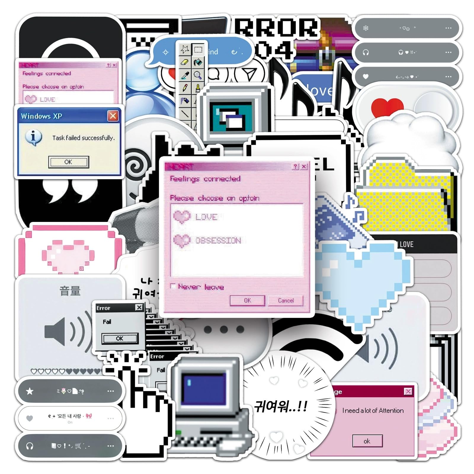 Programming Stickers for Laptop(50 PCS),Gift for Children Teens Adults Girl Boys,Funny Aesthetic Waterproof Stickers for Skateboard,Scrapbook,Bike,Phone,Computer,Luggage Water Bottle Guitar