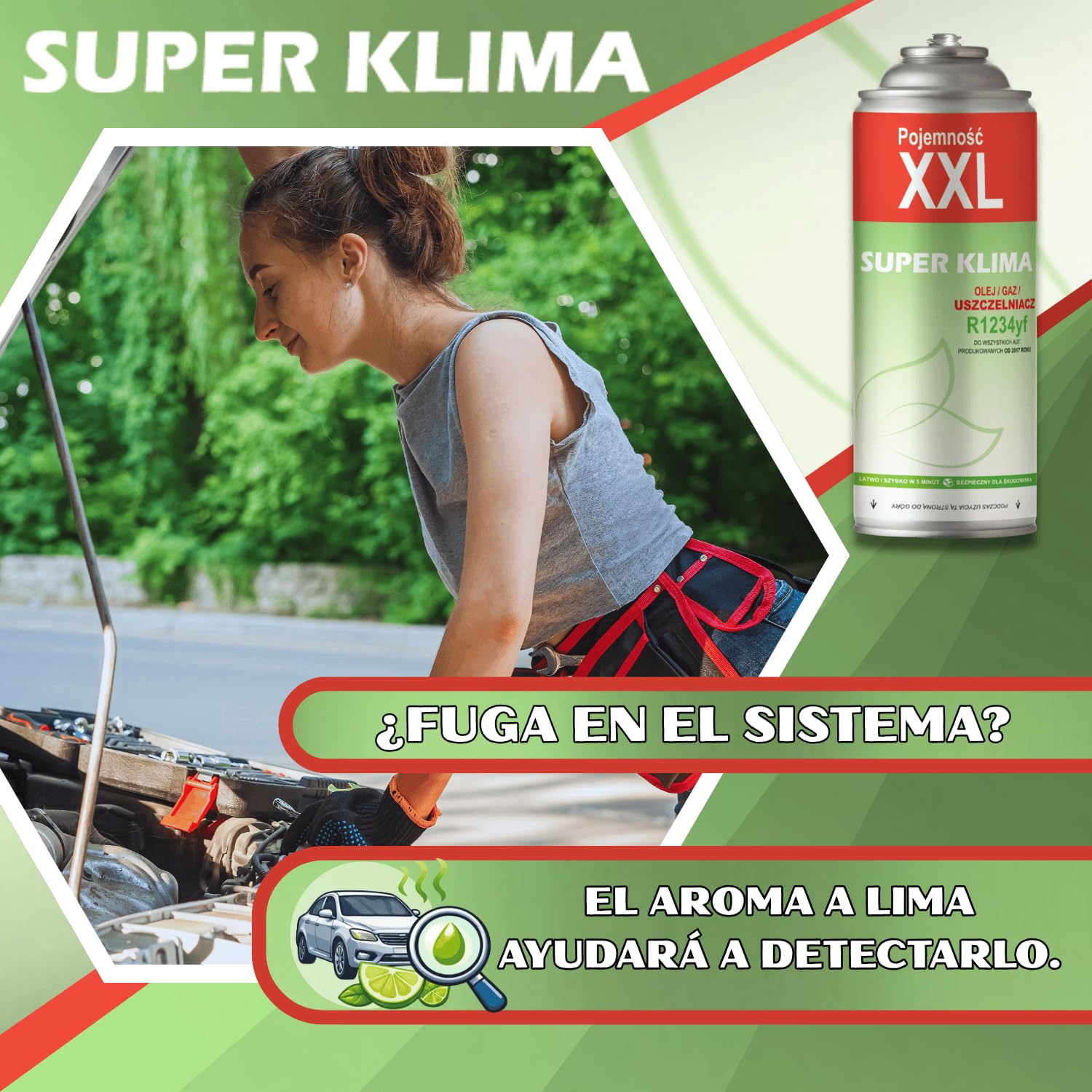 Mega pack kit aire acondicionado coche R1234yf con adaptador manómetros aire acondicionado