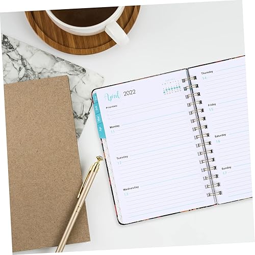 Miniatura 2 de MAGICLULU 5 Pcs 2022 2022 Agenda Schedule Book 2022 The Office Notebook 2022 Calendar Monthly Planner Meal Planning 2022-2023 Office Notepad