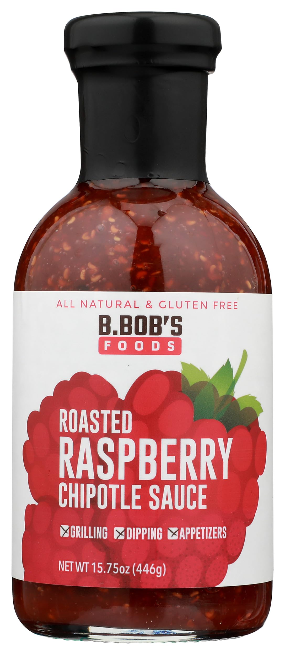 BRONCO BOBS Roasted Raspberry Chipotle Sauce, 15.75 OZ