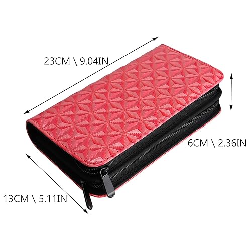 Miniatura 2 de Estuche para peluquero, funda para peluquero, bolsa para peluquero, accesorios de corte de pelo para peluquería (rosa)