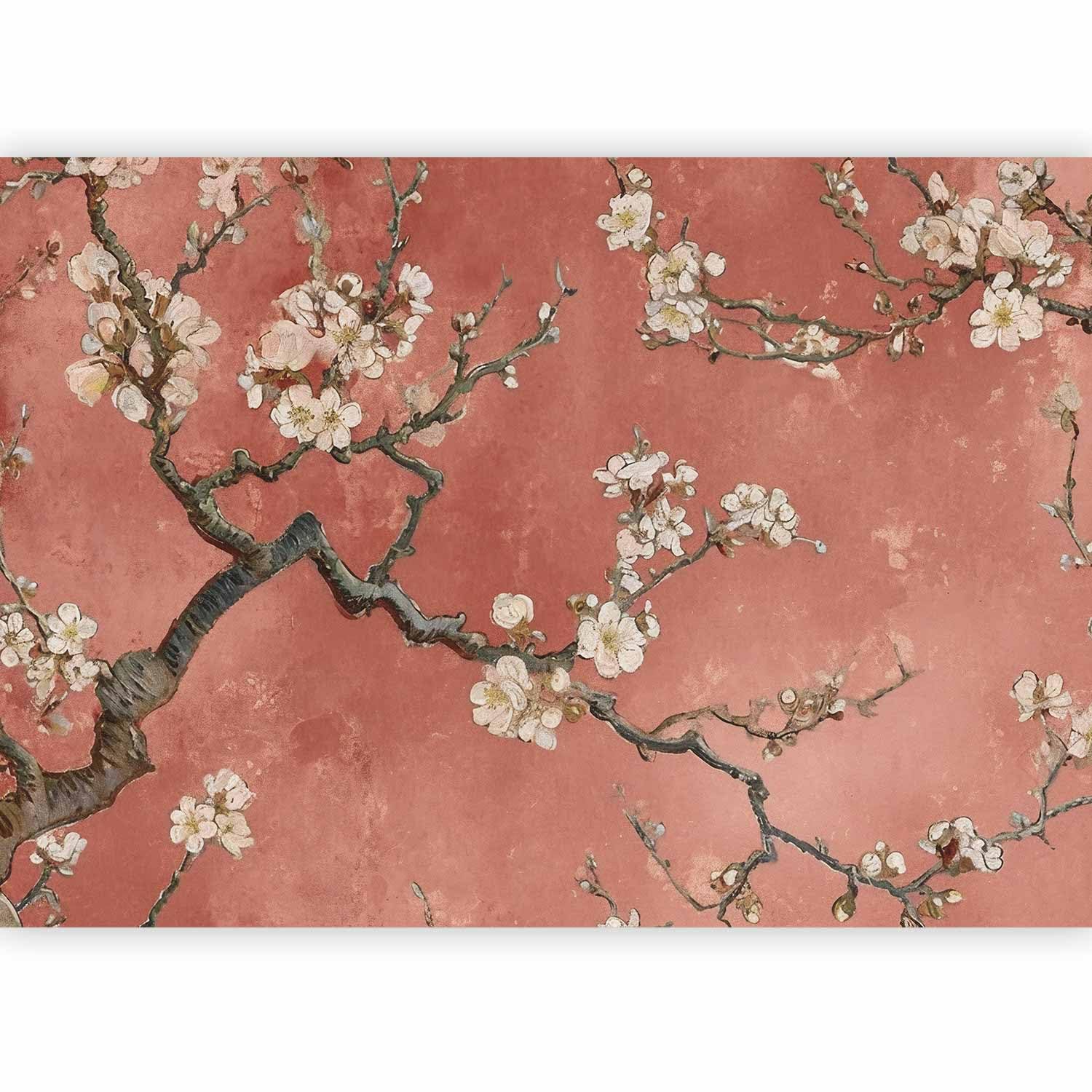 murando PREMIUM Carta da parati Motivo Retrò - 500x350 cm Fotomurali in TNT Murale alla moda Decorazione da Muro XXL Poster Gigante Design Carta - Stile scandinavo terracotta Arancia b-H-10006-a-a