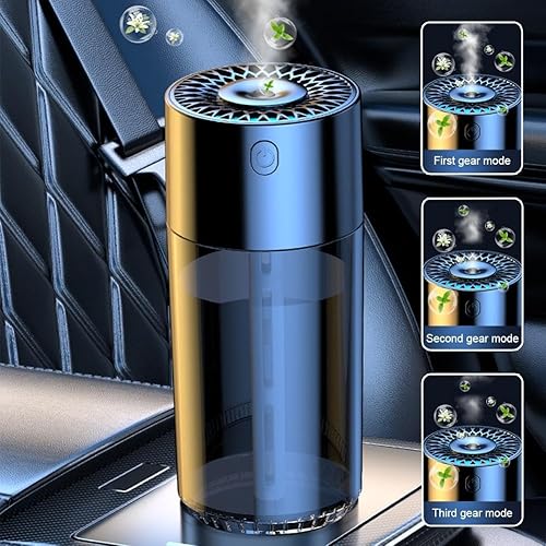 Miniatura 4 de Humidificador de coche, difusor de coche, 10.1 fl oz para aceites esenciales, difusor de ambientador inteligente para automóvil, difusor