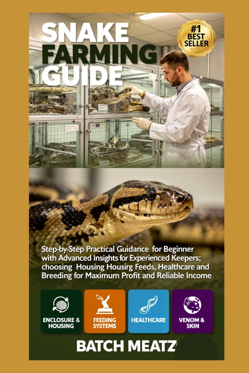 Snake Farming Guide: Step- by - Step Practical Guidance for Beginners with Advanced Insights for Experienced Keepers; choosing Housing, Feeds, ... for Maximum Profit and Reliable Income
