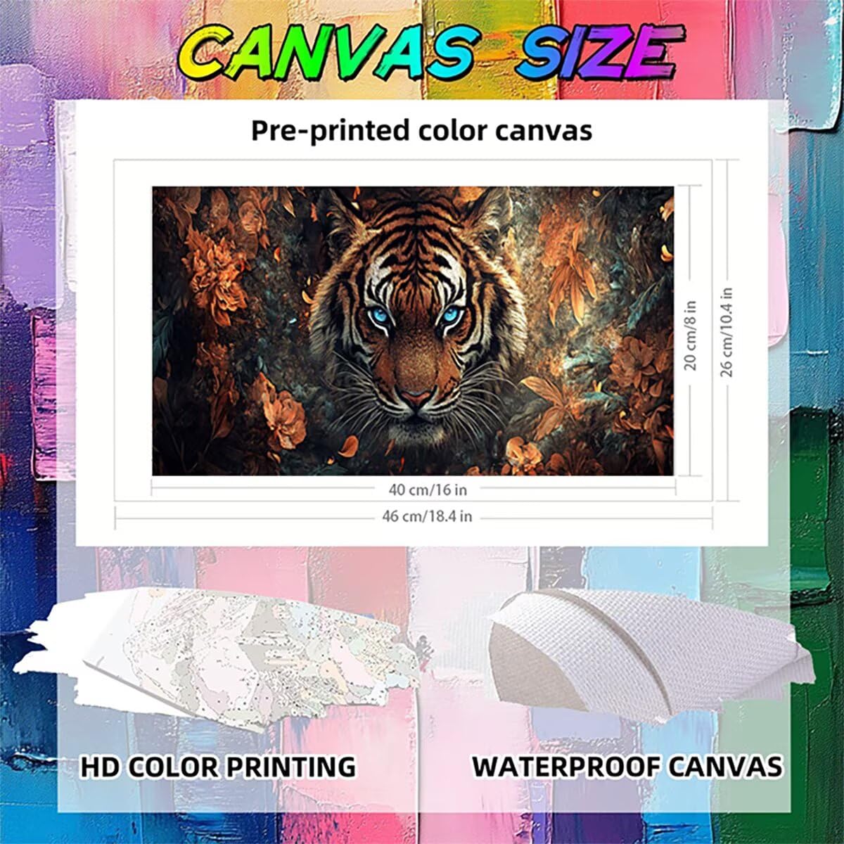 Amazon.co.jp: 数字油絵 虎, ペイントバイナンバー 花, Paint by Amazon.co.jp: 数字油絵 虎, ペイントバイナンバー 花, Paint by