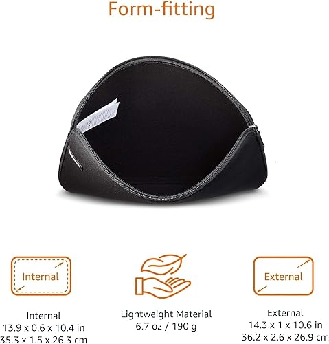 Miniatura 6 de Tienda Basics Funda para laptop de 14 pulgadas funda protectora con cremallera color negro