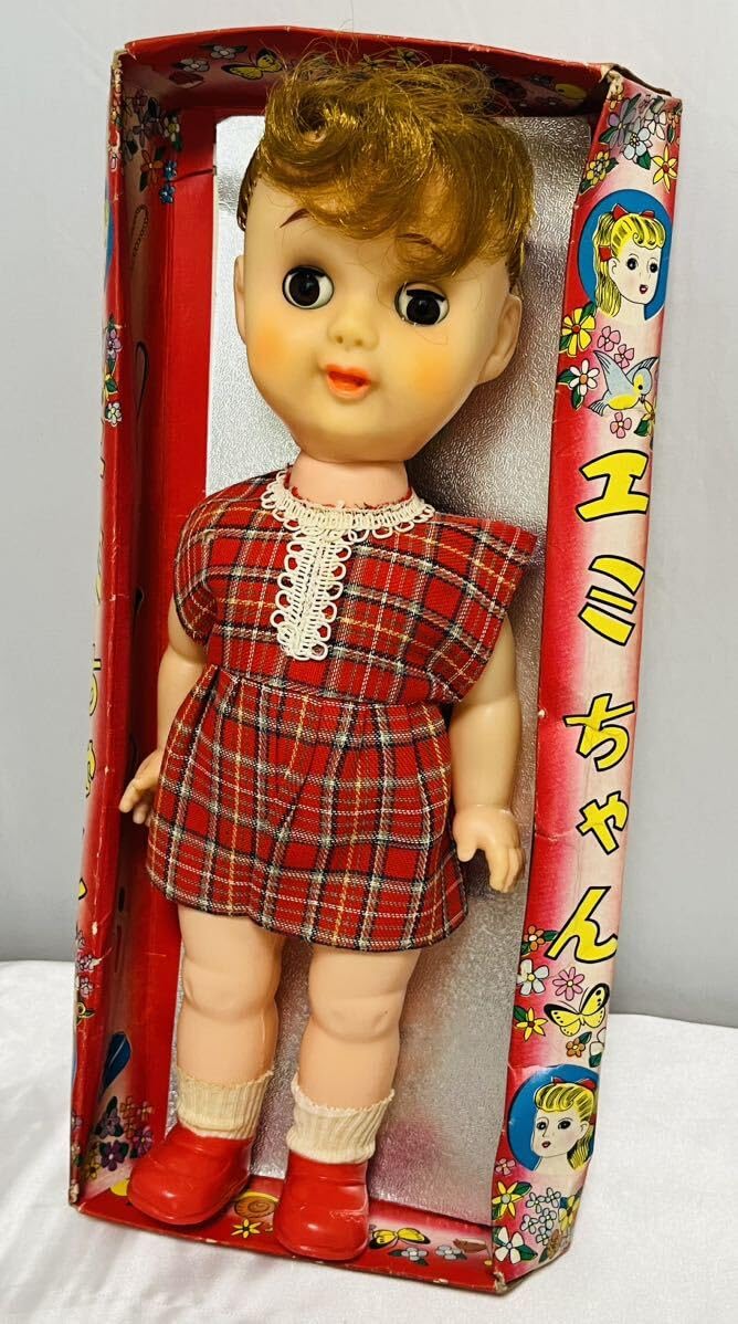 Amazon.co.jp: 当時物 レトロ まばたき エミちゃん 女の子人形