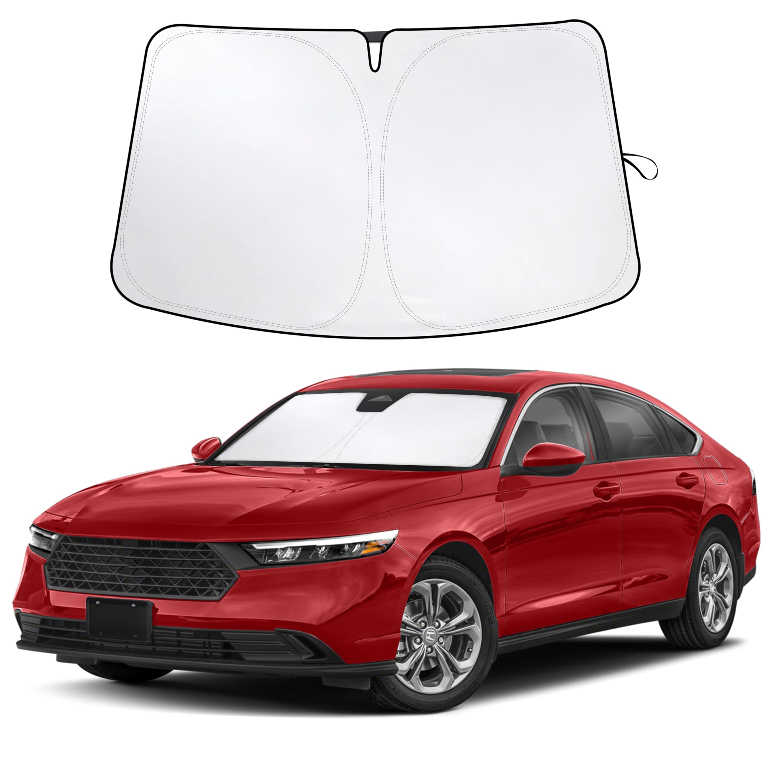 EcoNour Windshield Sun Shade Compatible for Honda Accord 2018-2021, 2022