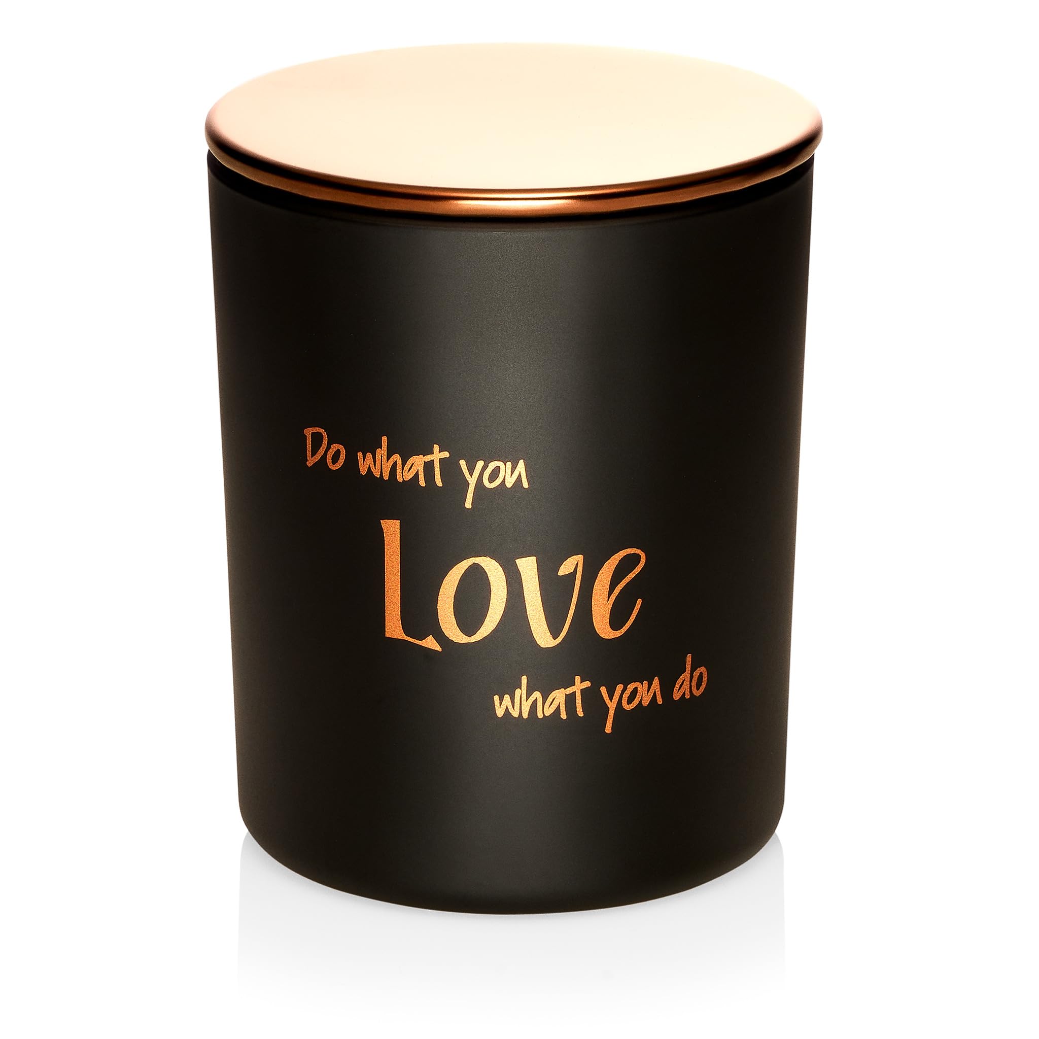 Amii Black Positive Message Candle Gift – “Do What You Love”