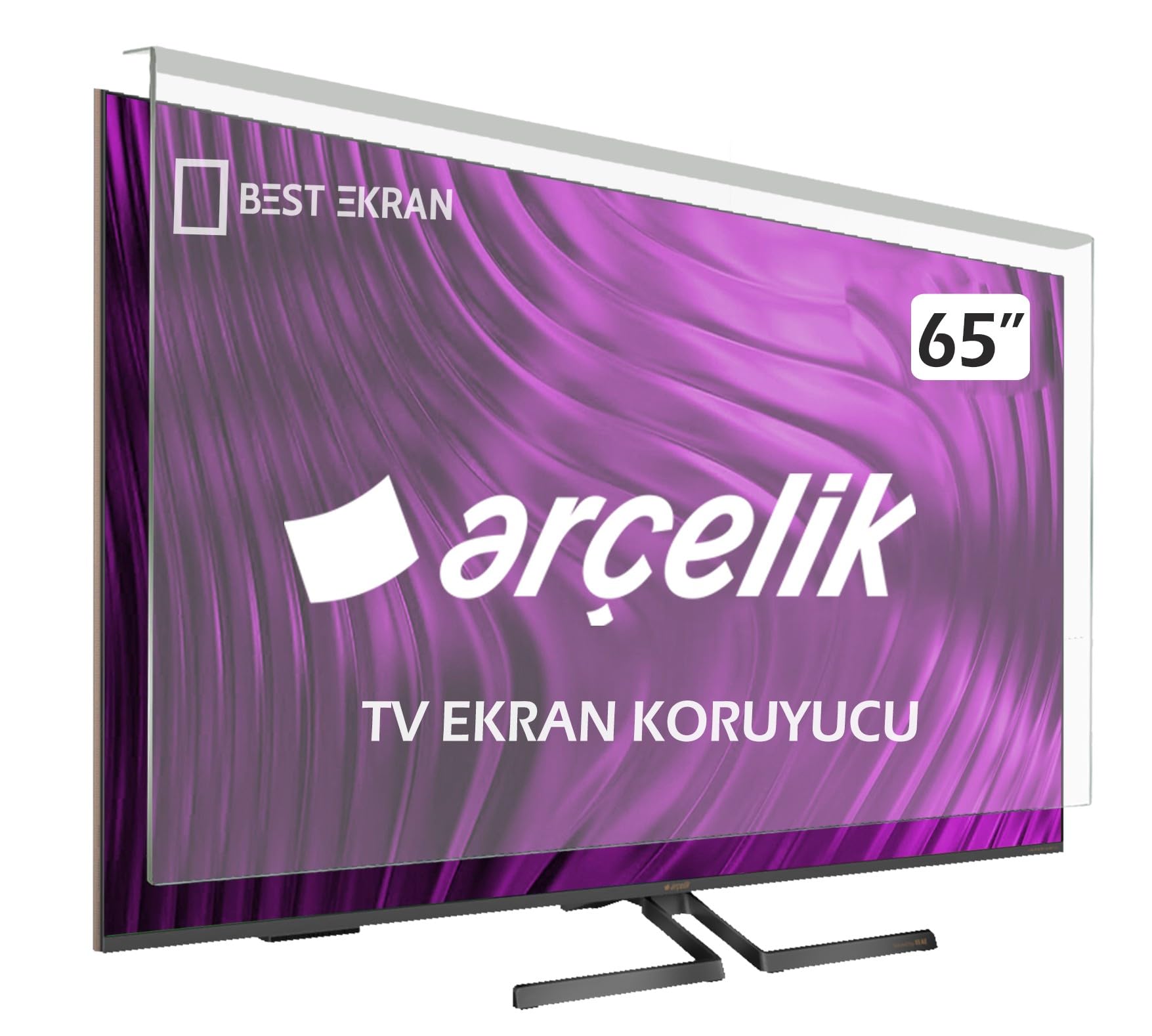 ARÇELİK A 965 C AI Tv Ekran Koruyucu - Arçelik 65" inç 164 cm 9 serisi QLed Ekran Koruyucu A965CAI