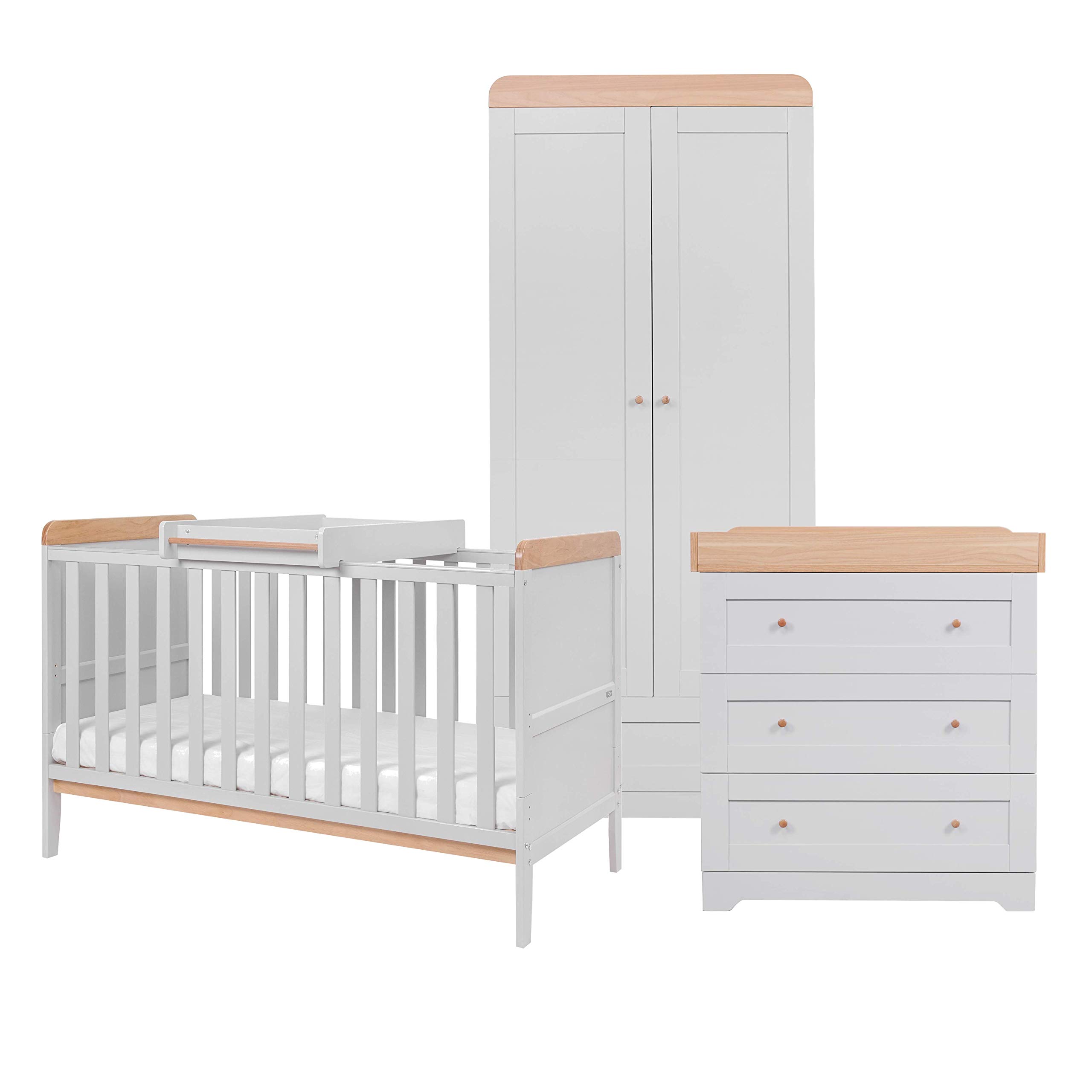 Tutti Bambini Rio Nursery Furniture Set Baby Cot Bed with Cot Top