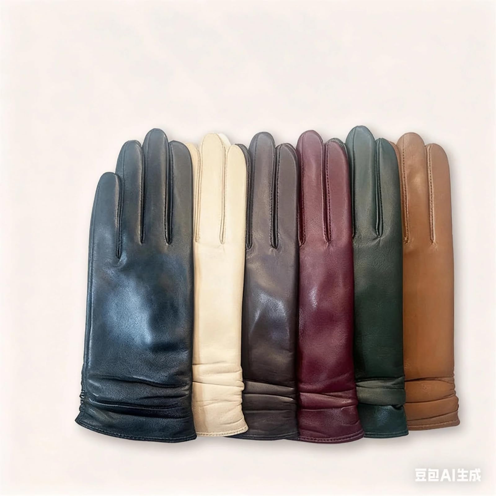 Guanti da donna in vera pelle di pecora addensare inverno caldo touchscreen messaggistica guida moda vestito guanti