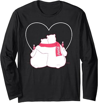Coca-Cola - Polar Bear Heart Hug Long Sleeve T-Shirt
