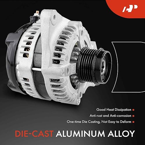 Miniatura 4 de A-Premium Alternador compatible con Toyota Corolla 2009 2010 2011 2012 2013 y Scion xD 2008-2014, 1.8L, 12V 110A en sentido de las agujas del reloj,