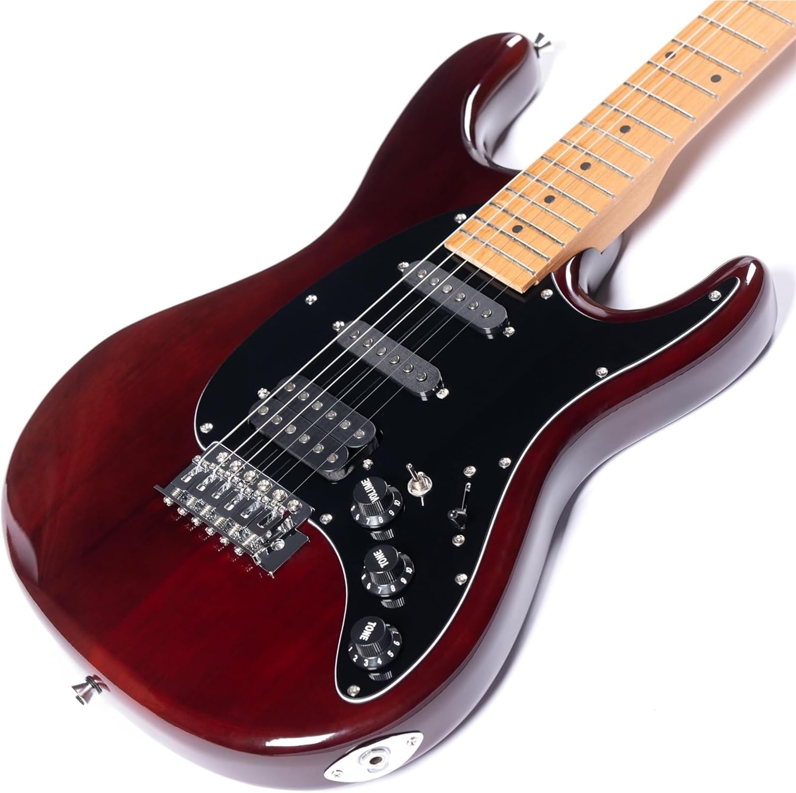 Chitarre Elettriche Adulti Chitarra Elettrica A 7 Corde Con Manico In Acero
