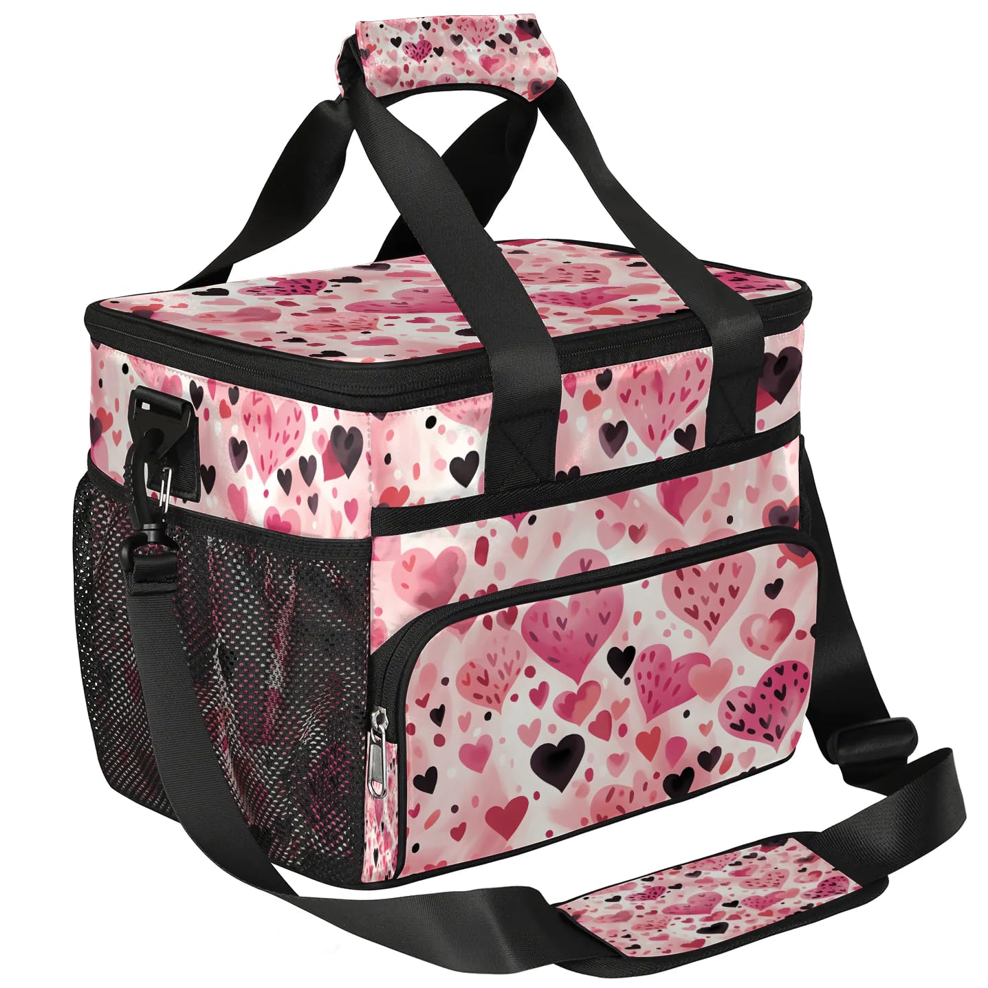Lunch Box for Men Heavy Duty Insulated Lunch Bag for Women Full Love Heart Lunchbox for Adults Lunch