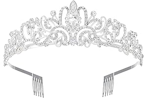 Exquisite Silver Tiara: A Crown for Young Queens