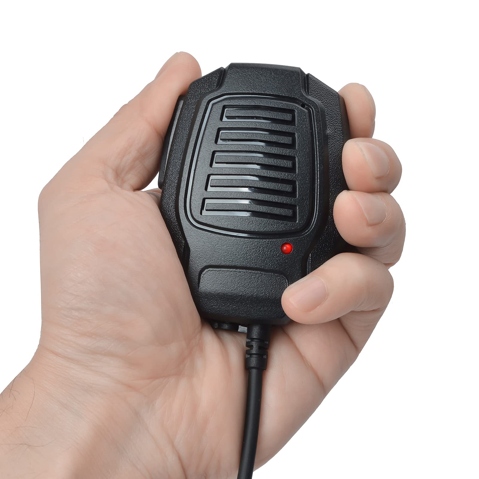 UAYESOK Zdalny dwukierunkowy mikrofon radiowy, 2-pinowy ręczny głośnik na ramię mikrofon z gniazdem słuchawkowym 3,5 mm, kompatybilny z Motorola DP1400 CP040 GP300 XT420 XT460 Hytera Midland G15 G18