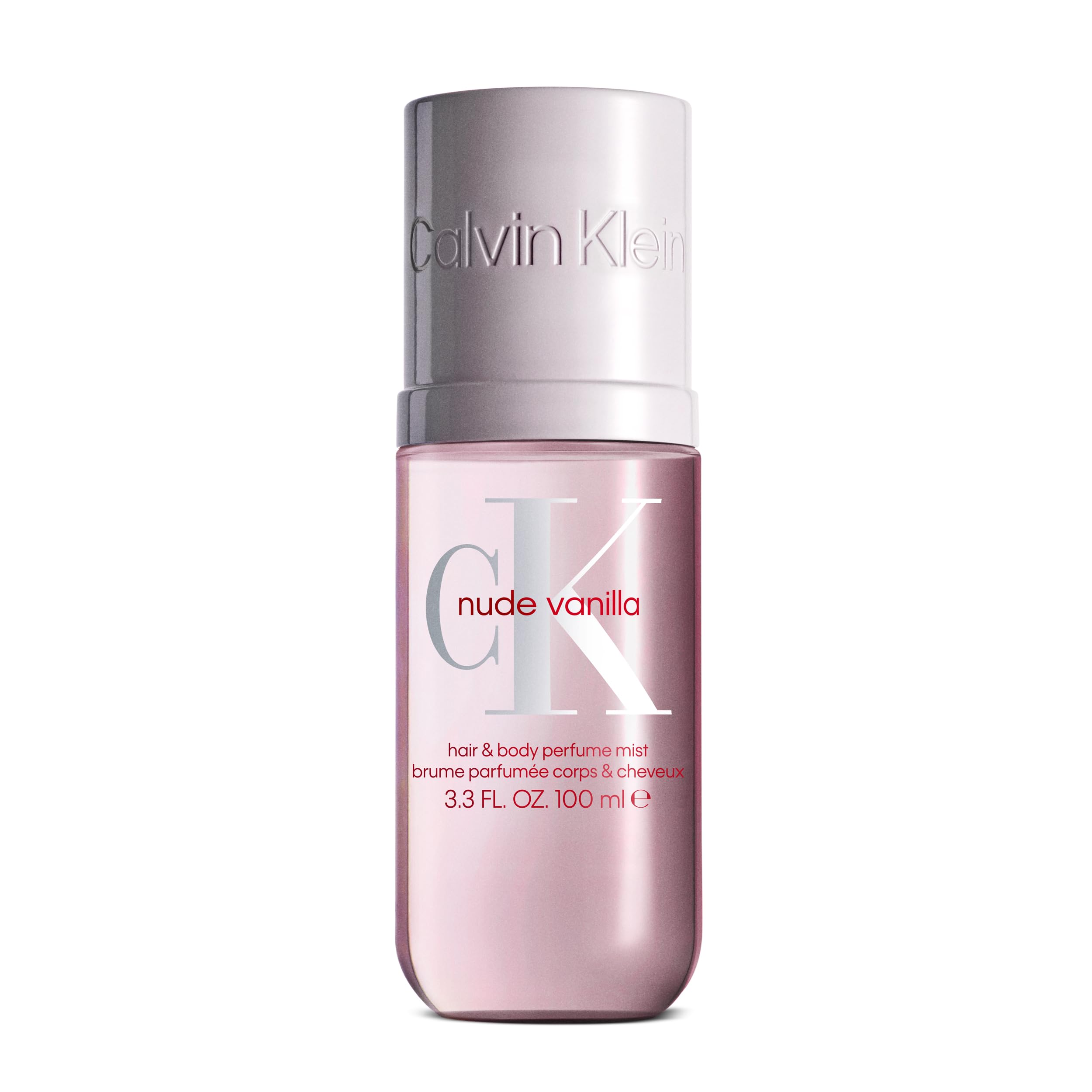 Calvin Klein Nude Vanilla Unisex Hair & Body Perfume Mist, Rich Vanilla, Cosy Musk and Warm Pear, 100ml