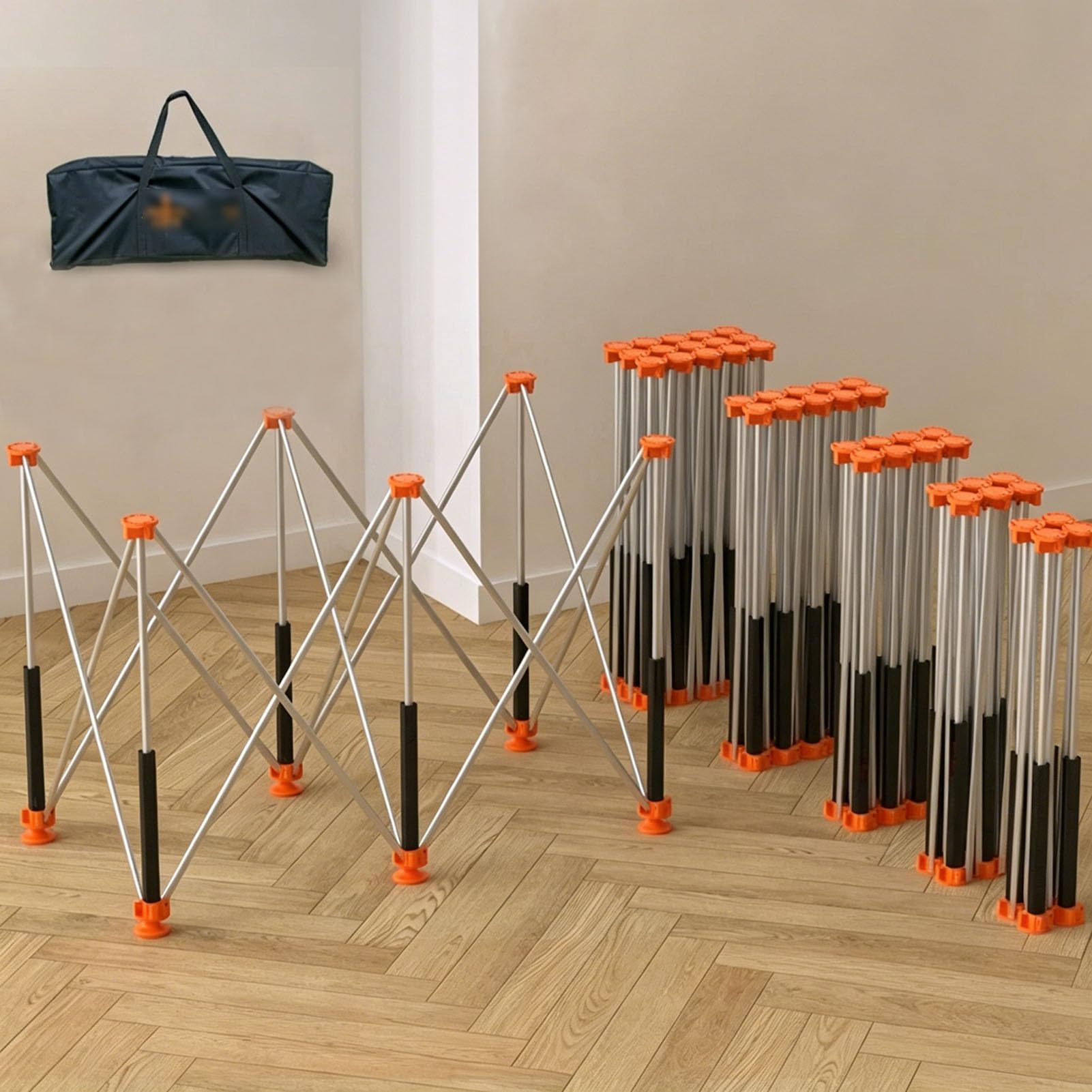 Vibeo Mesa de Trabajo Plegable Banco de Trabajo Plegable con Bolsa de Almacenamiento, Mesa de Trabajo Portátil de Aluminio, Soporte de Trabajo con Patas Tipo Araña(6 Legs)