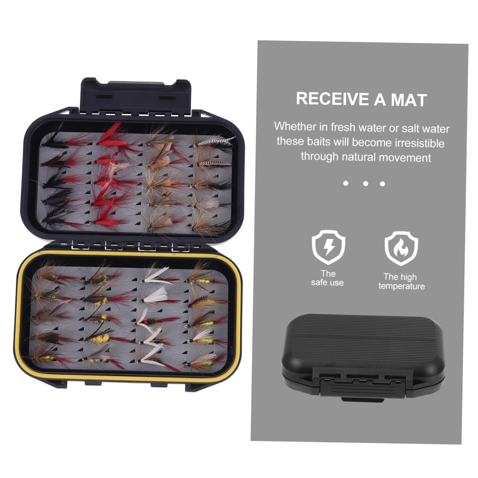 Sosoport 120 Pezzi Gancio Per Mosca Richiamo Di Pesca Duro Esche Da Pesca Esche Bioniche Ami Da Pesca A Mosca Bionico Esca Per Mosca Top Water Swimbait Esche Da Pesca Accessori Per La