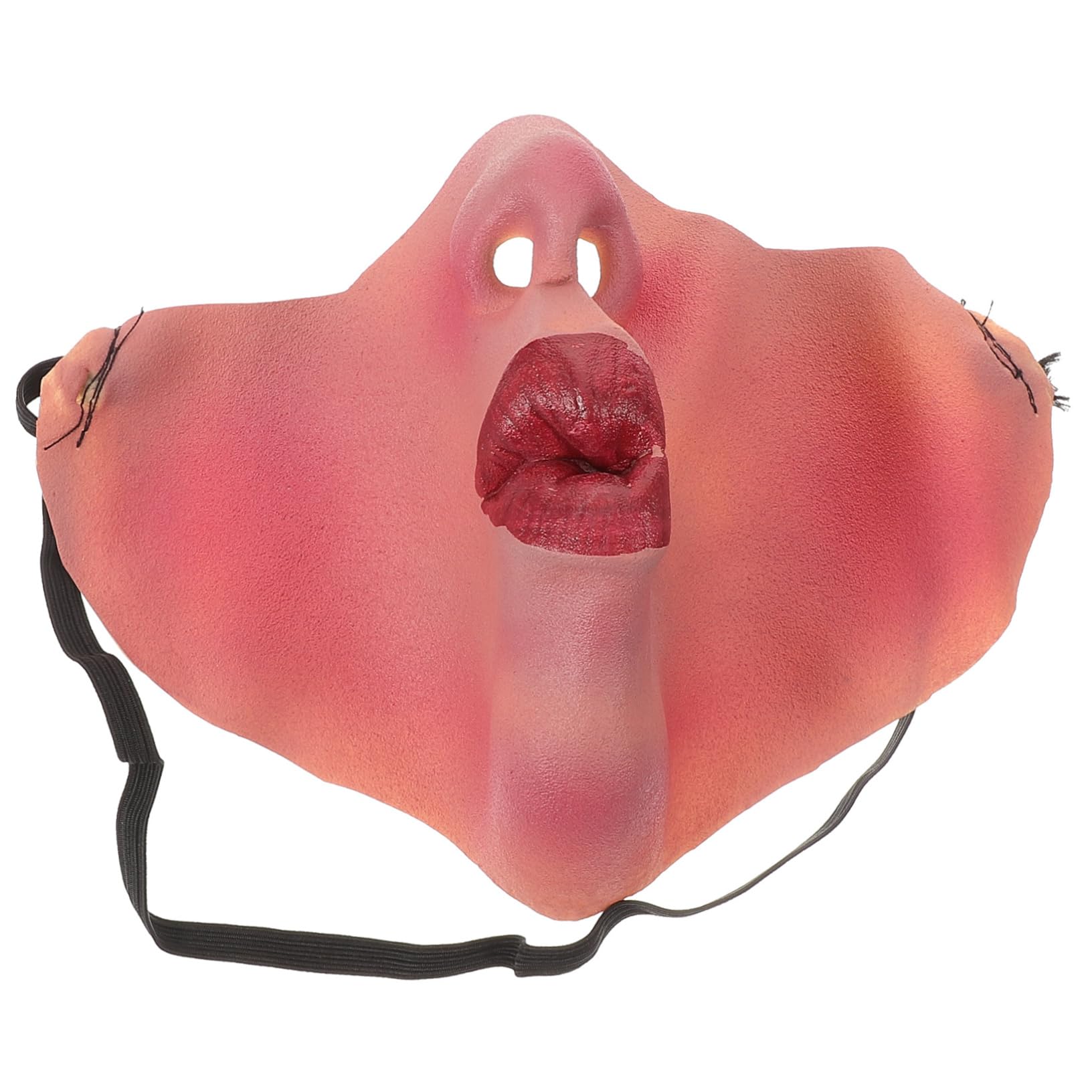 GAROZATION Realistic Half Face Mask for Halloween Masquerade Ball Scary Party Costumes