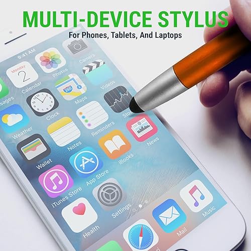 Miniatura 10 de Lápiz capacitivo para pantallas táctiles con bolígrafo, para dispositivos de pantalla táctil universal, para teléfonos, iPad, tabletas, iPhone,