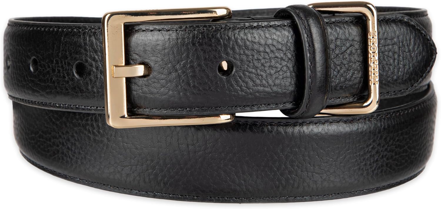 Tommy Hilfiger mens Everyday Casual Jean Belt With Classic Harness Buckle - Image 2