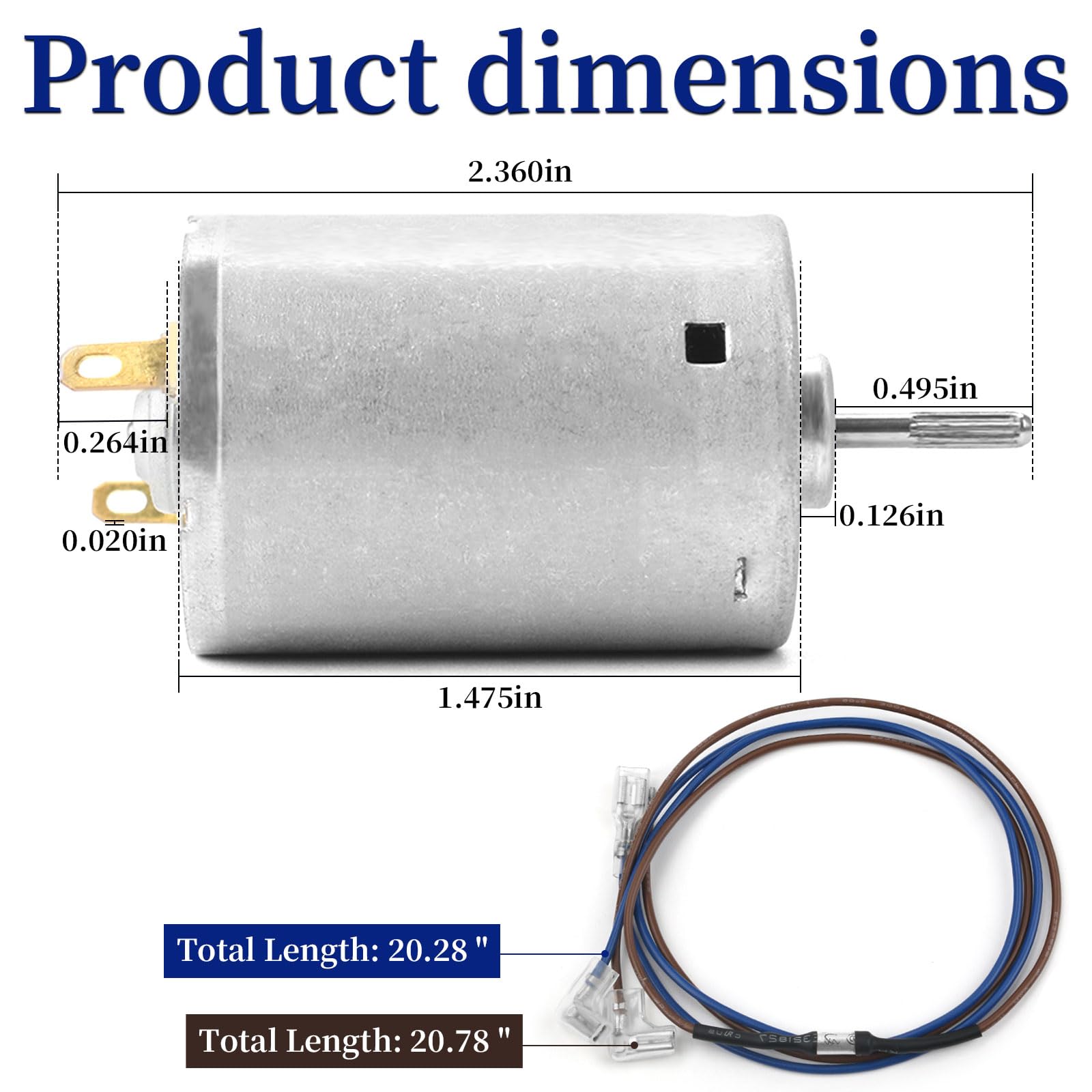 BVD0218-00 12V DC Vent Fan Motor Compatible with Ventline Range